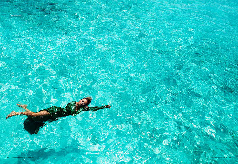 swim6 Annabella Barber Dives in for Harpers Bazaar Australia December 2012 by Simon Lekias