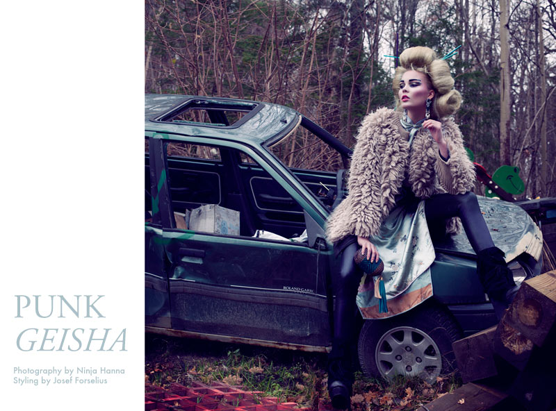 Lovisa Axelsson Hager by Ninja Hanna in Punk Geisha for Fashion Gone Rogue geisha Lovisa Axelsson Hager by Ninja Hanna in Punk Geisha for Fashion Gone Rogue