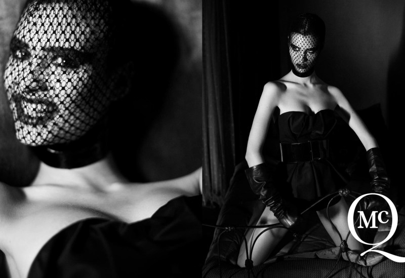 McQSpring4 McQ by Alexander McQueens Spring 2013 Campaign Takes on Fetish Style with Manon Leloup