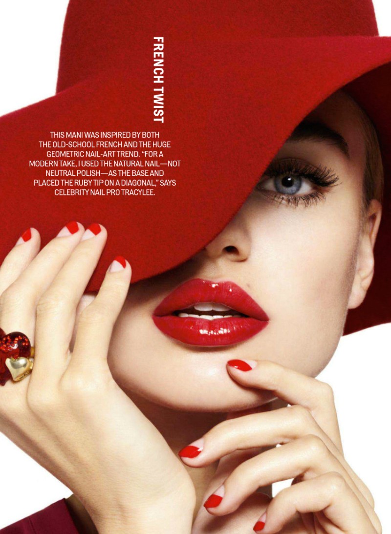 MilouCosmo2 Milou Sluis is Red Hot in Cosmopolitans February Issue by Jamie Nelson