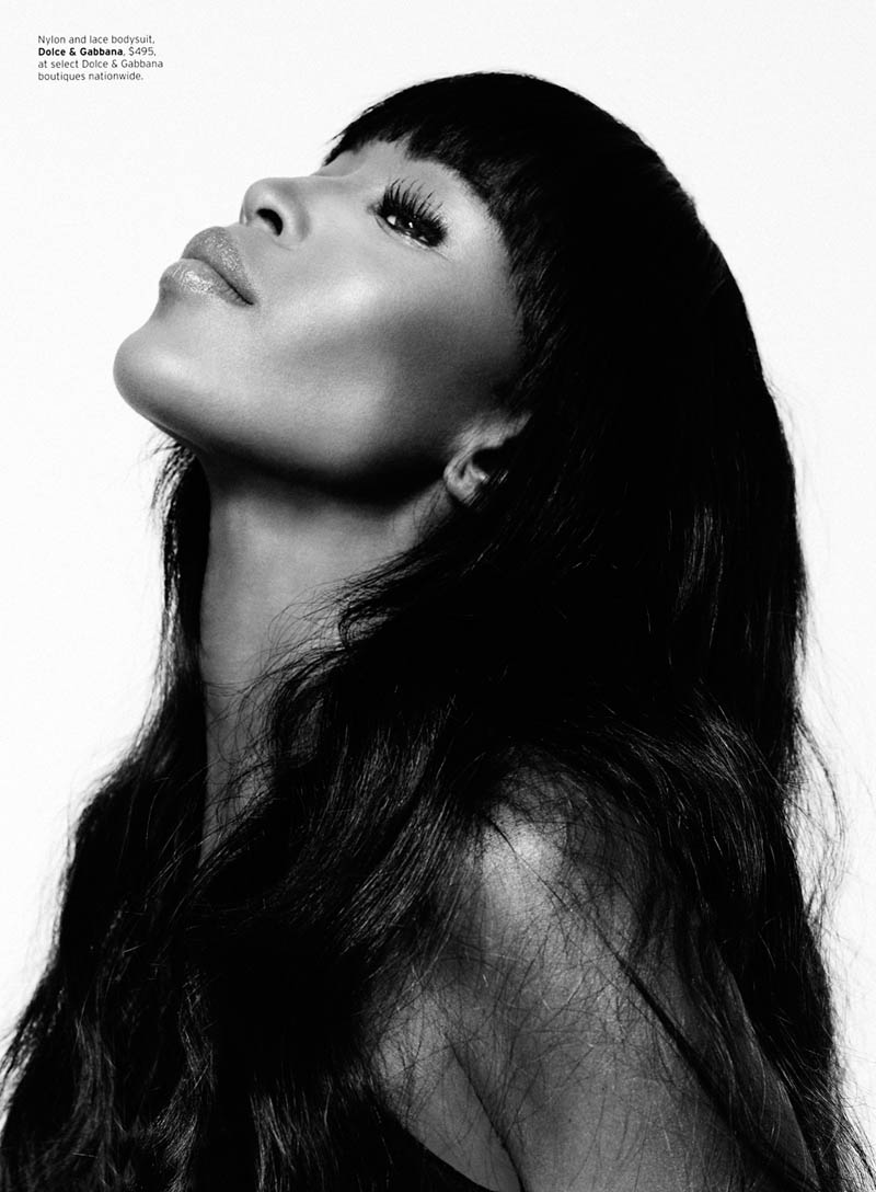 Naomi Campbell S02 0096 Naomi Campbell Works It for Elle US February 2013 by Thomas Whiteside 