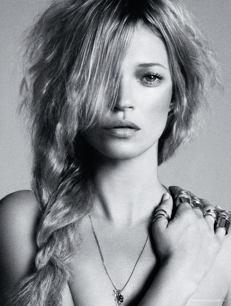 Kate Moss is Hair Fantastic for i-D&#39;s Pre-Spring Issue by Daniele &amp; Iango - kate-moss-id2