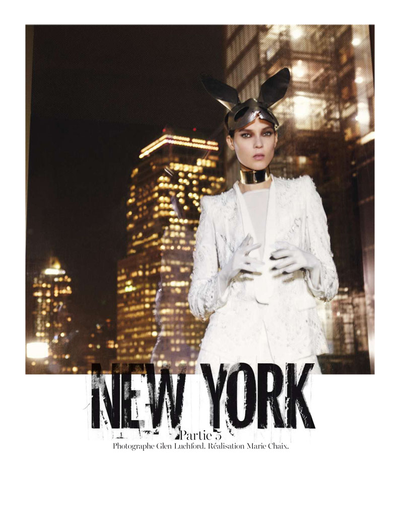 Glen Luchford x Marie Chaix NY Part 5 1 Kati Nescher Enchants the City for Vogue Paris March 2013 by Glen Luchford 
