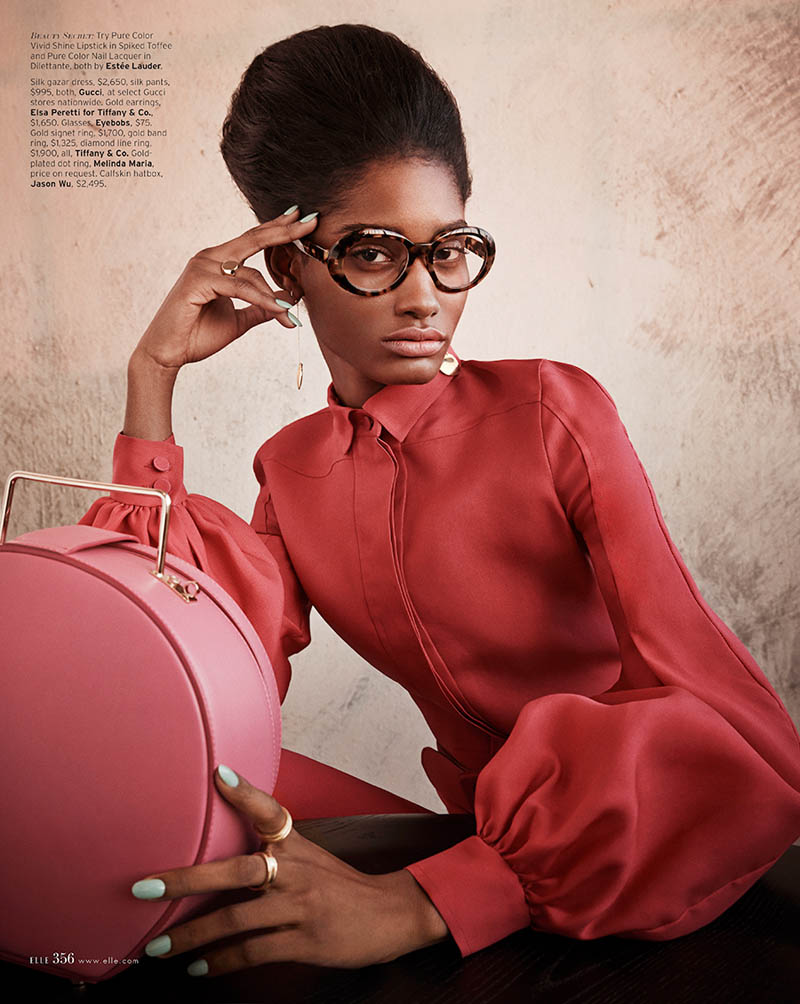 MelodieMonroseElle9 Melodie Monrose is 60s Glam for Mariano Vivanco in Elle US April 2013 