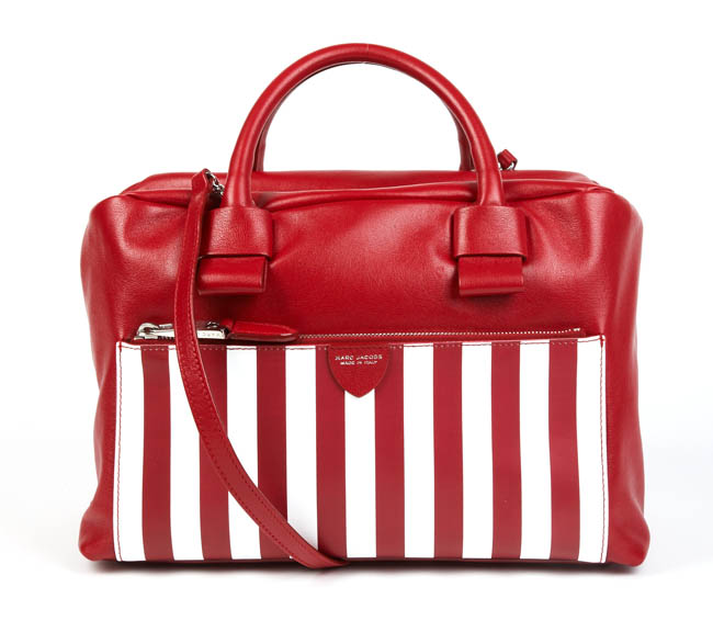 SMALL.ANTONIA.RED .WHITE  Marc Jacobs Antonia and The 1984 Handbags for Spring/Summer 2013