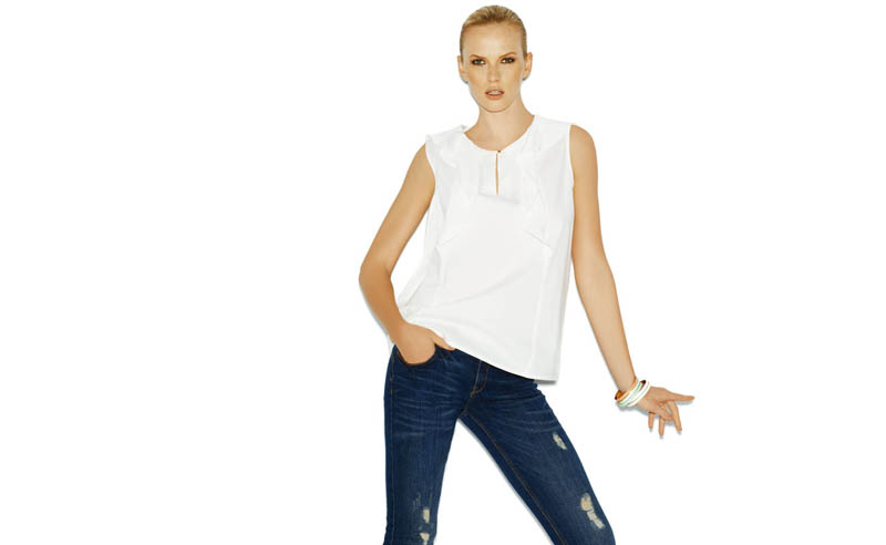 Suiteblanco ss13 march color 07 Anne Vyalitsyna Poses in New SuiteBlanco Spring Bloom 2013 Campaign 