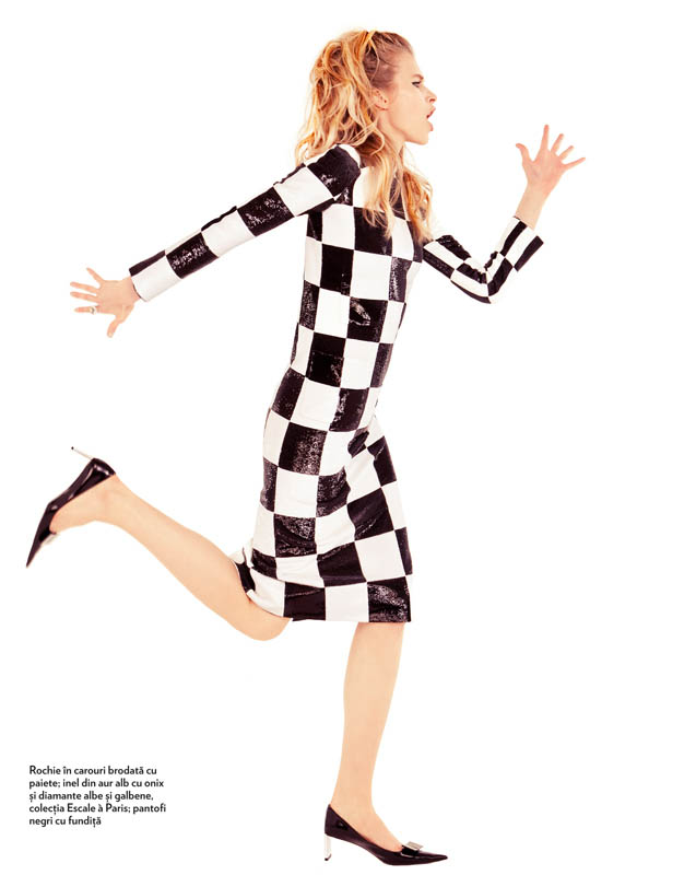 tibi clenci marie claire march 2013 3 Annemara Post Squares Up In Louis Vuitton for Marie Claire Romania by Tibi Clenci