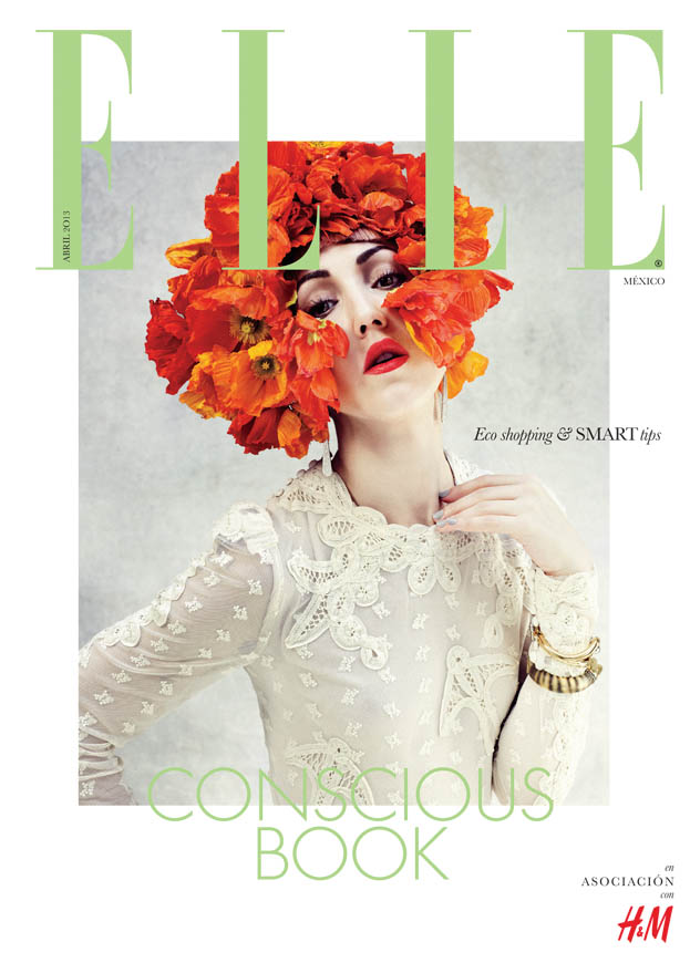 ELLE GREEN cover Michelle Harper Makes a Splash in ELLE Mexicos Green Issue by Takahiro Ogawa