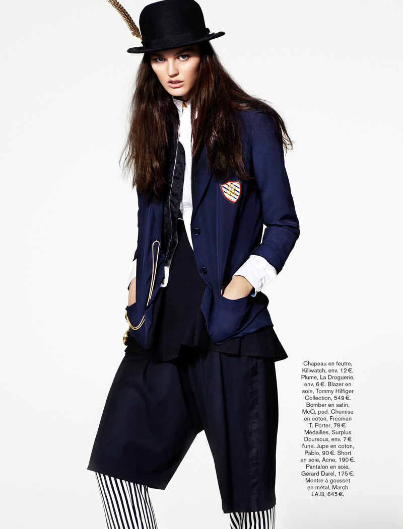 GLAMOUR FRANCE MAY13 07 Ali Stephens Dons Buffalo Boy Style for Glamour France’s May Issue by Jason Kim
