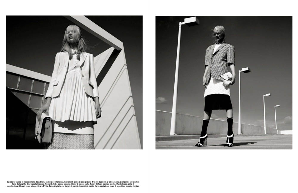 GregKadelVogueIT2 Greg Kadel Snaps Steffi Soede for Vogue Italias April Issue