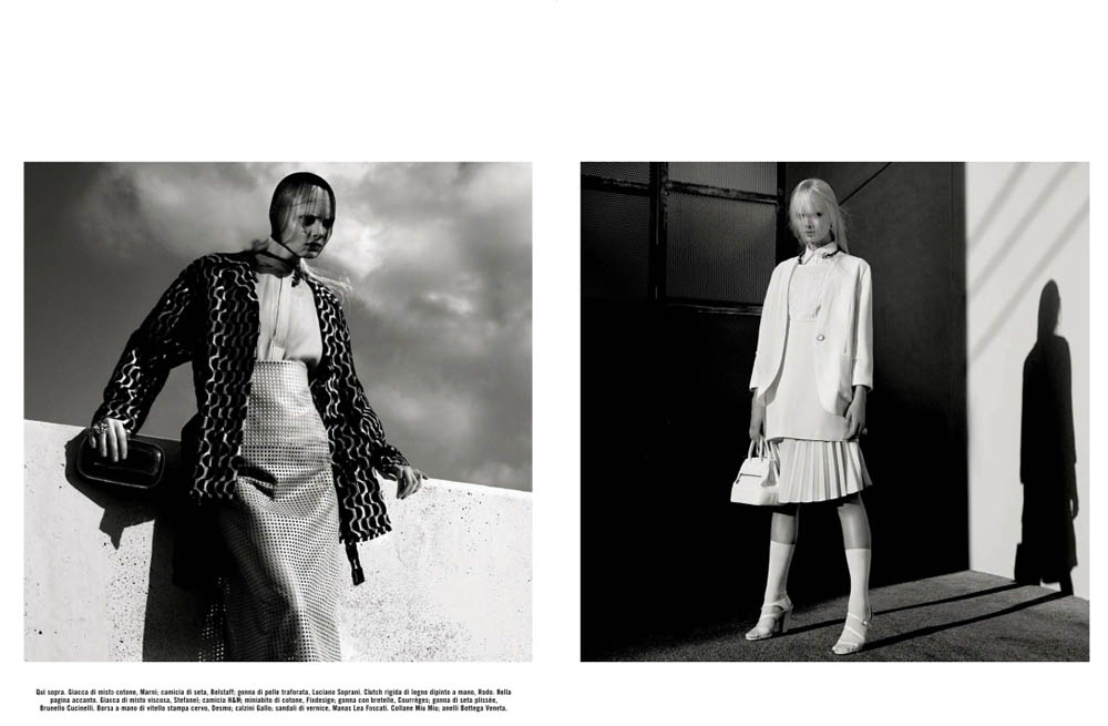 GregKadelVogueIT4 Greg Kadel Snaps Steffi Soede for Vogue Italias April Issue