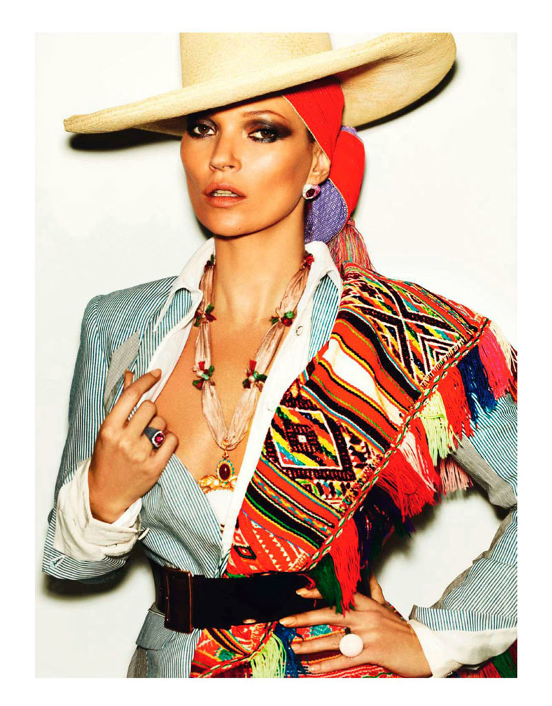 Kate Moss Celebrates Peruvian Style with Mario Testino for