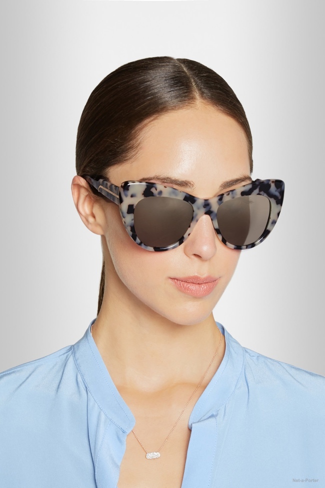 Stella McCartney Tortoiseshell Cat Eye Acetate Sunglasses available for $300.00