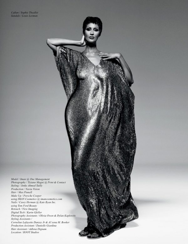 Iman Works It for Schön 29 Cover Story Fashion Gone Rogue