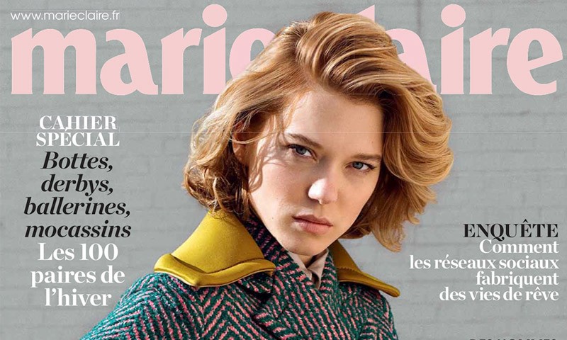 Lea Seydoux Poses In Prada On Marie Claire France Cover Fashion Gone Rogue