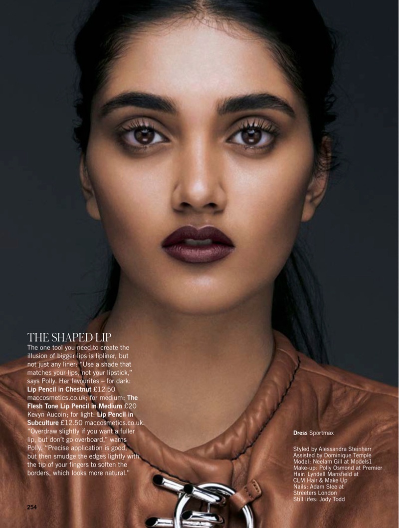 Neelam Gill Takes On Fall Beauty Looks For Glamour Uk