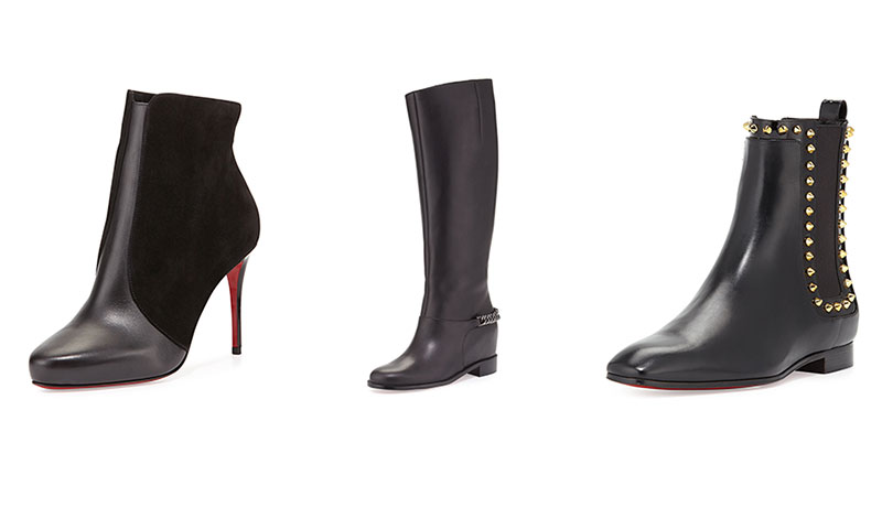 Black Christian Louboutin Boots \u0026amp; Booties for Sale  