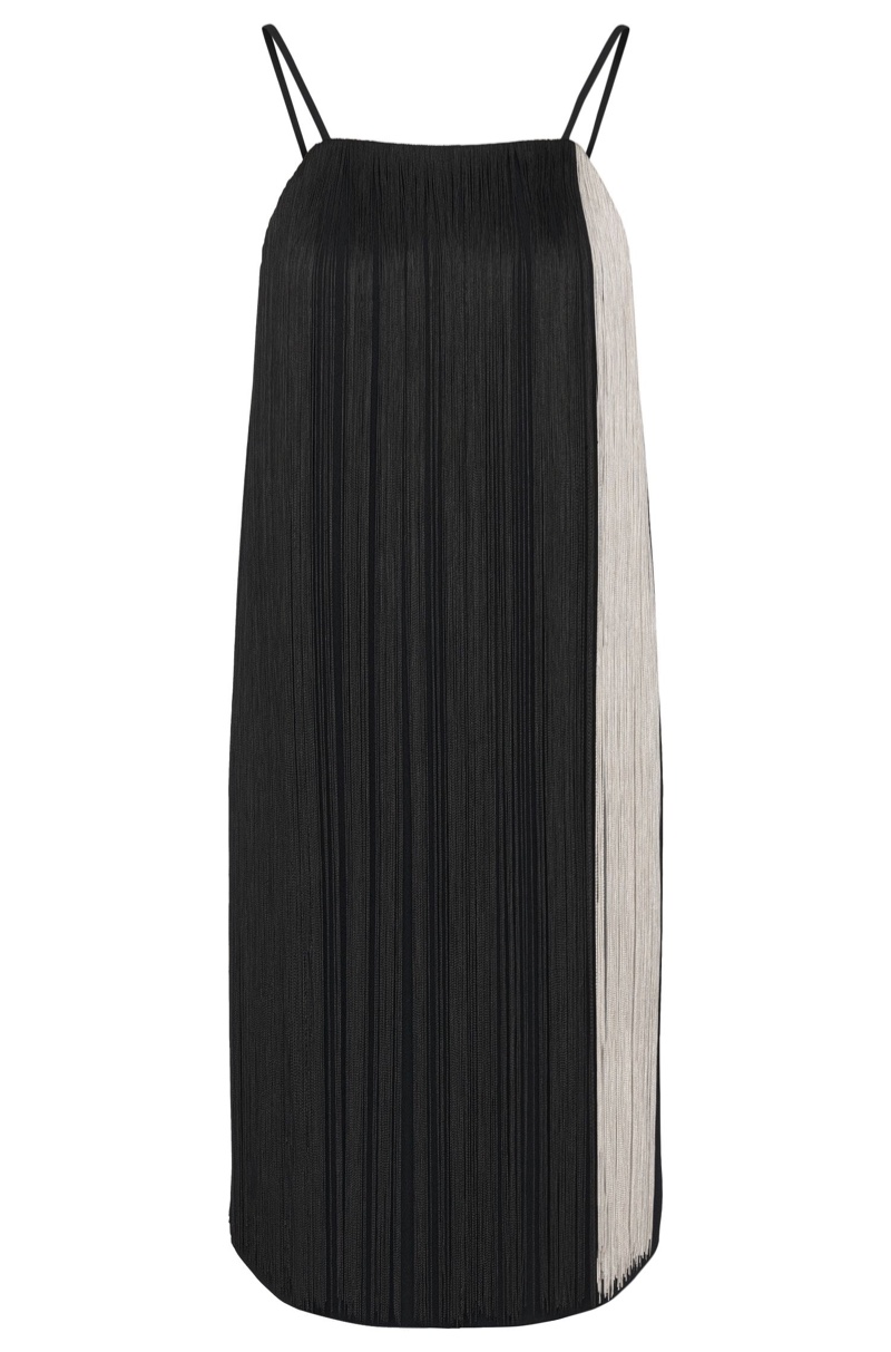 BOSS Dafryna Full Fringe Shift Dress