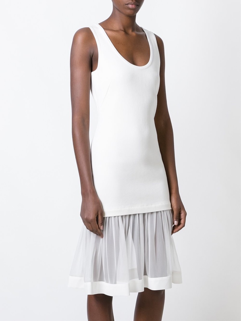 Givenchy Sheer Skirt Tank Dress