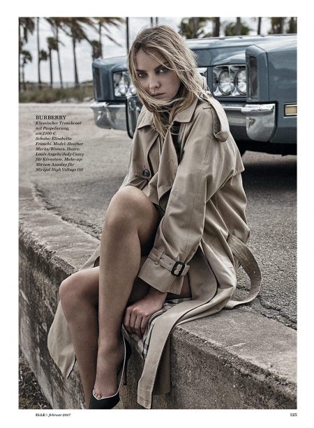 Heather Marks Embraces The New Neutrals For ELLE Germany Fashion Gone Rogue