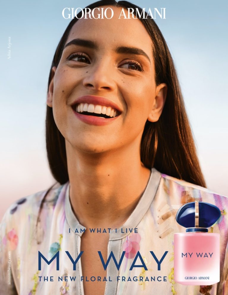 Adria Arjona Giorgio Armani My Way Floral Fragrance Hunter Gatti