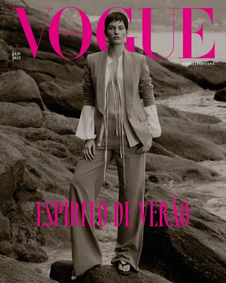 Isabeli Fontana Vogue Brazil January Cover Photos