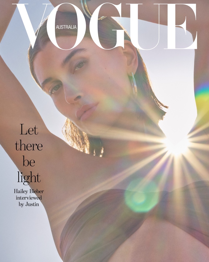 Hailey Bieber Brings The Sun On Vogue Australia March Cover
