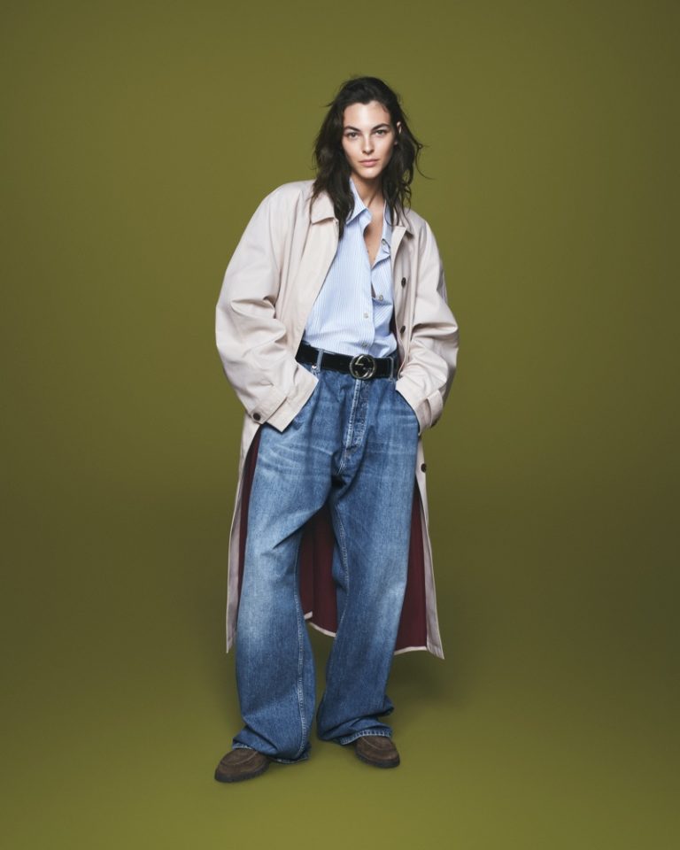 Gucci Fall 2023 Campaign Vittoria Ceretti Mixes Eras