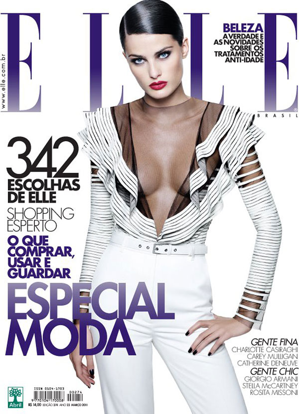 Elle Brazil March 2011 Cover  Isabeli Fontana by Gui Paganini