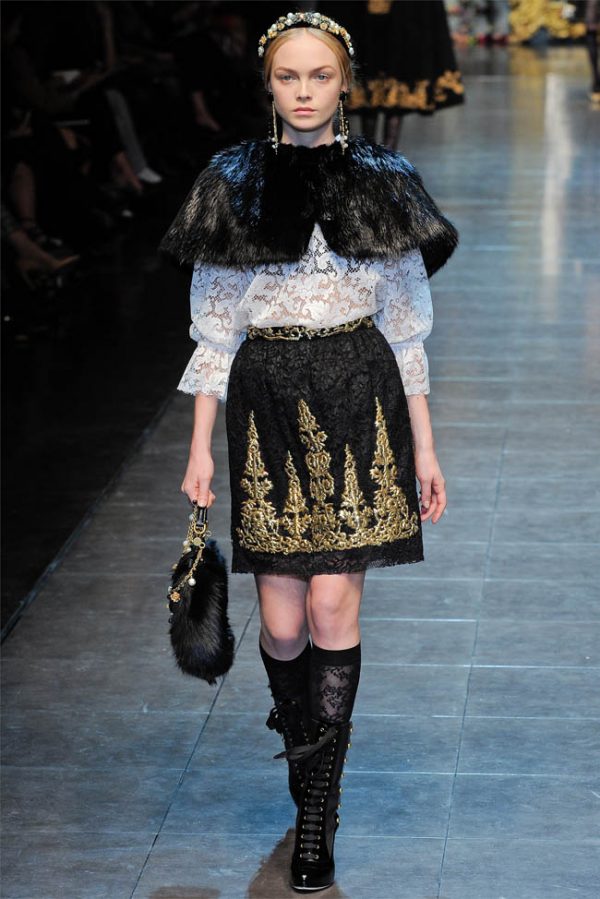Dolce & Gabbana Fall 2012 | Milan Fashion Week – Fashion Gone Rogue
