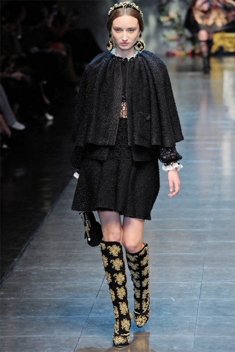 Dolce & Gabbana Fall 2012 | Milan Fashion Week | Fashion Gone Rogue