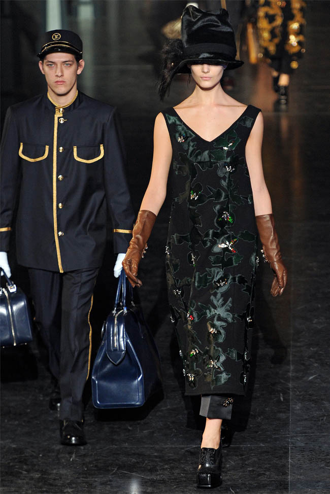 Marc Jacobs unveils new Louis Vuitton collection at Paris Fashion Week 2012
