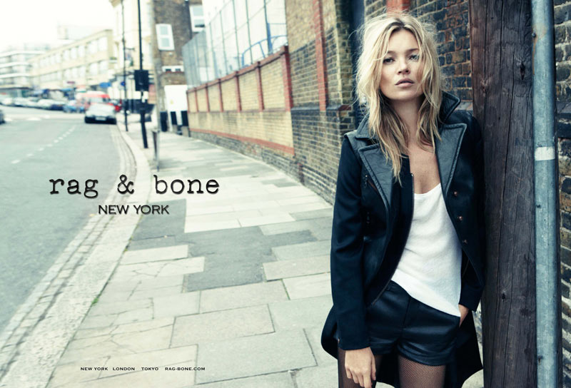 Kate Moss Hits the Streets for Rag & Bone's Fall 2012 Campaign by Craig ...