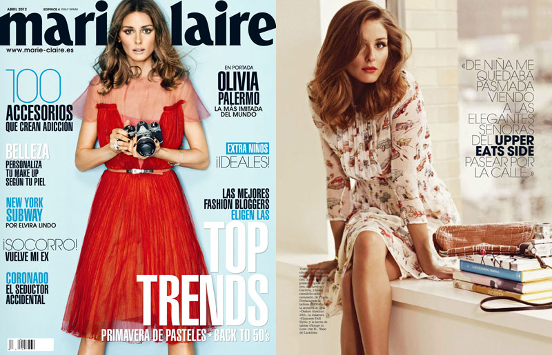 Inspiration: Olivia Palermo by Andrew Yee for Marie Claire Spain April 2012  in Christian Dior, Louis Vuitton and More – Urban Sybaris