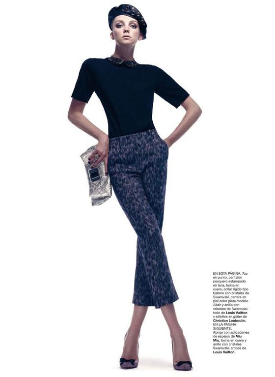 Heather Marks Gets Chic for the Harper's Bazaar Spain December 2012 Cover Story