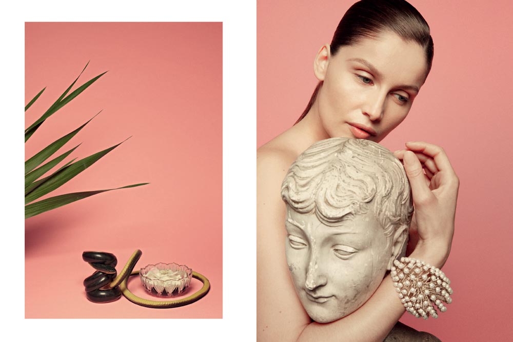 Laetitia Casta Charms in Dior for Yelena Yemchuk's Tar Magazine Shoot
