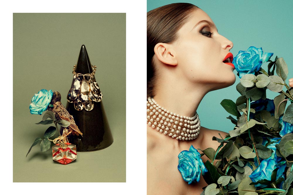 Laetitia Casta Charms in Dior for Yelena Yemchuk's Tar Magazine Shoot