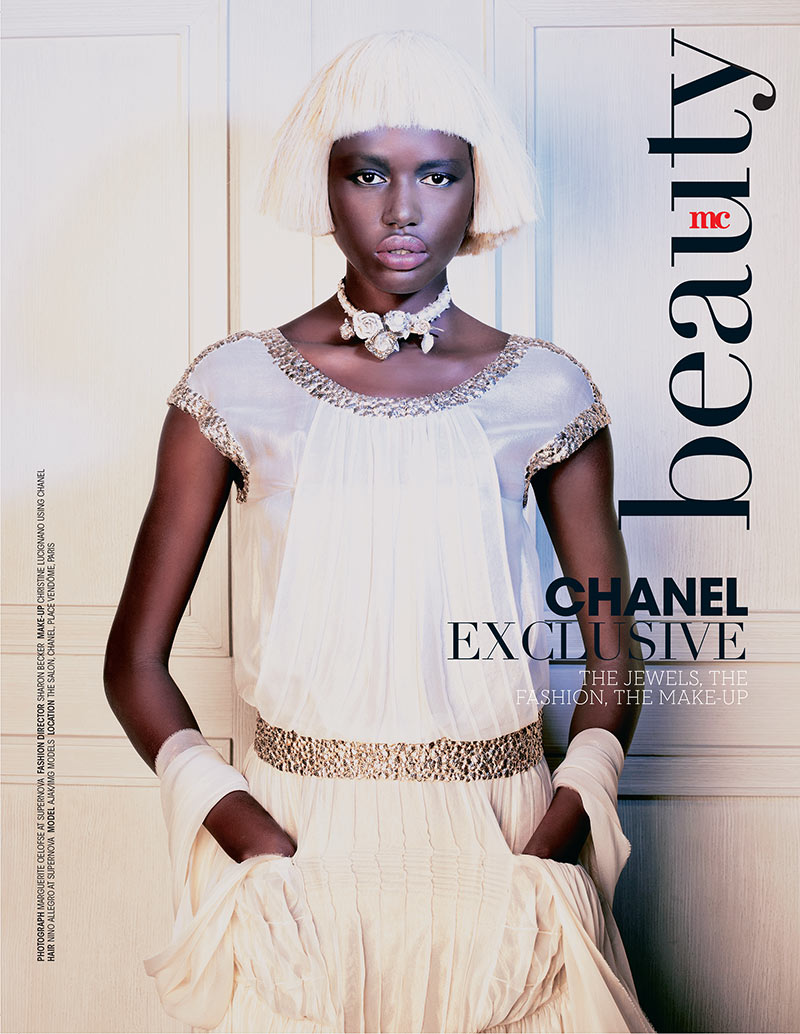 Ajak Deng Dons Chanel Beauty for Marie Claire South Africa's December Issue  – Fashion Gone Rogue