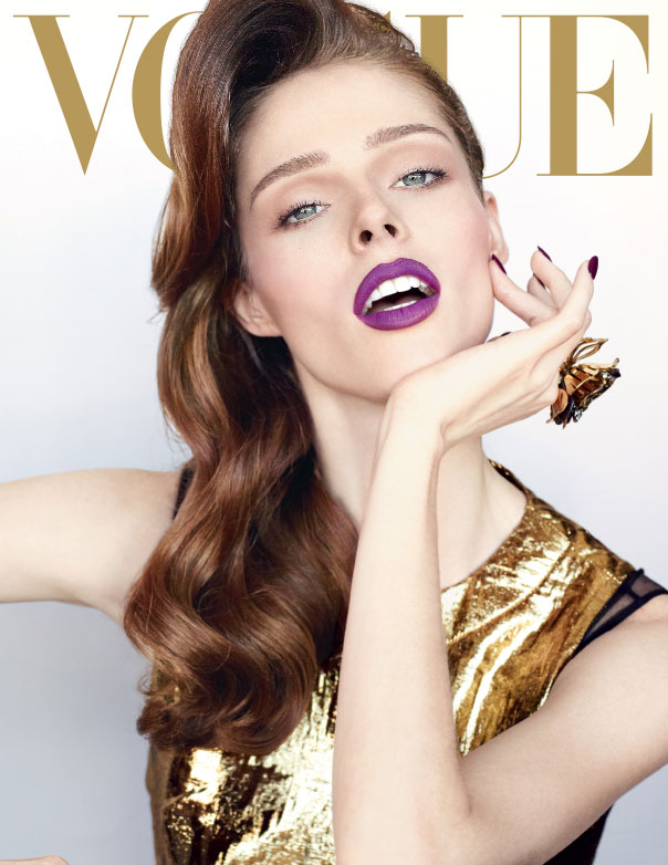 Coco Rocha Goes for the Gold on Vogue Mexico's December 2012 Cover