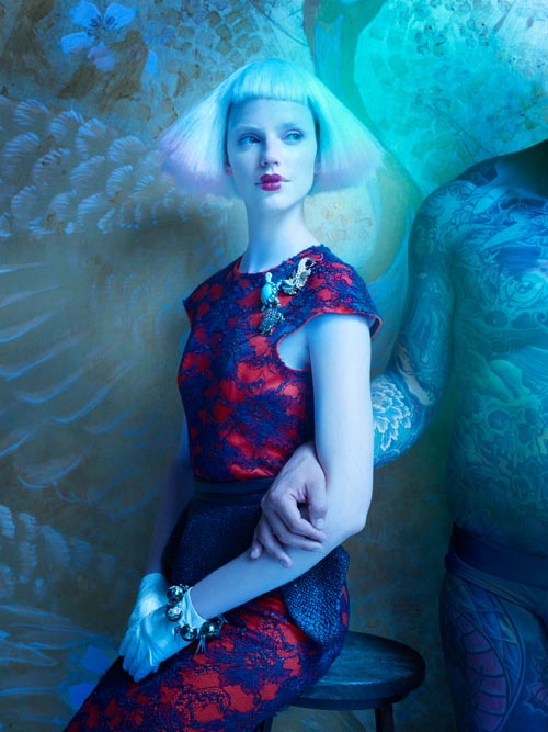 Neil Mota Lenses Eastern Fantasy for Elle Canada December 2012