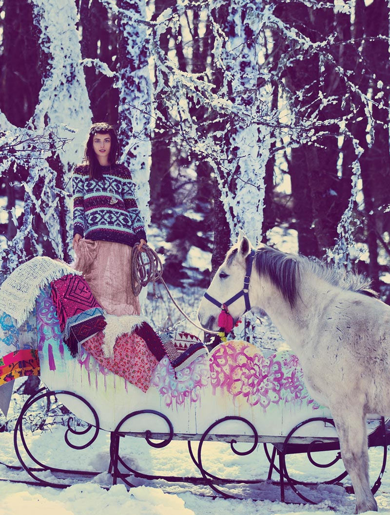 Anais Pouliot and Andreea Diaconu Star in Free People's Fairytale Inspired November Catalogue