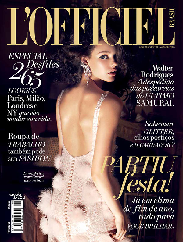 Laura Neiva Stars in the November 2012 Cover Story of L'Officiel Brazil