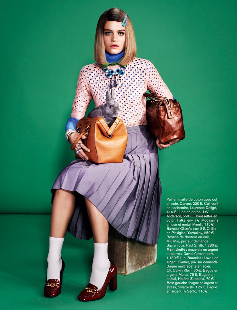 Rintje van Witjck is First Class for Naomi Yang's Glamour France Shoot