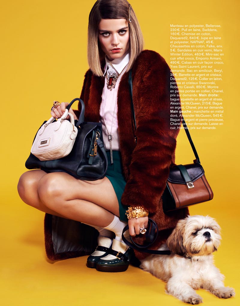Rintje van Witjck is First Class for Naomi Yang's Glamour France Shoot