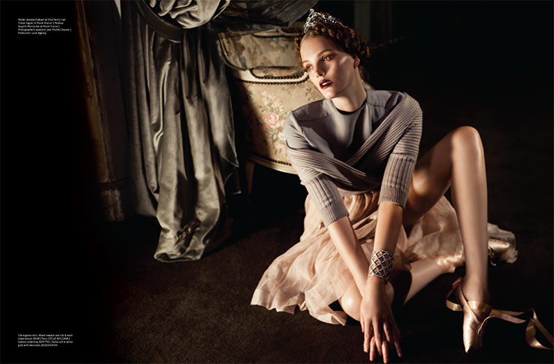 Alexina Graham is On Pointe for Sy Delorme in Mojeh Magazine