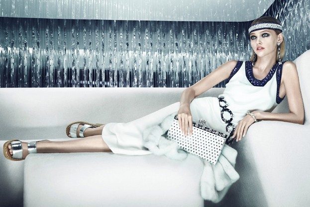 Sasha Pivovarova is Sporty Glam for Prada's Resort 2013 Campaign by Steven Meisel