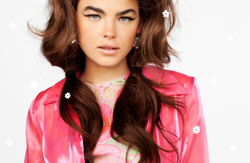 Bambi Northwood-Blyth is Pretty in Pastels for Nasty Gal's December Lookbook