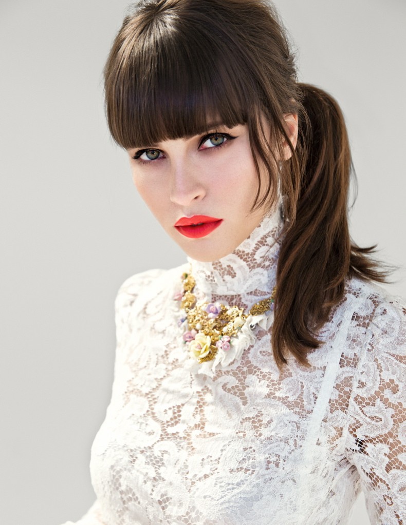 felicity jones dolce and gabbana ad