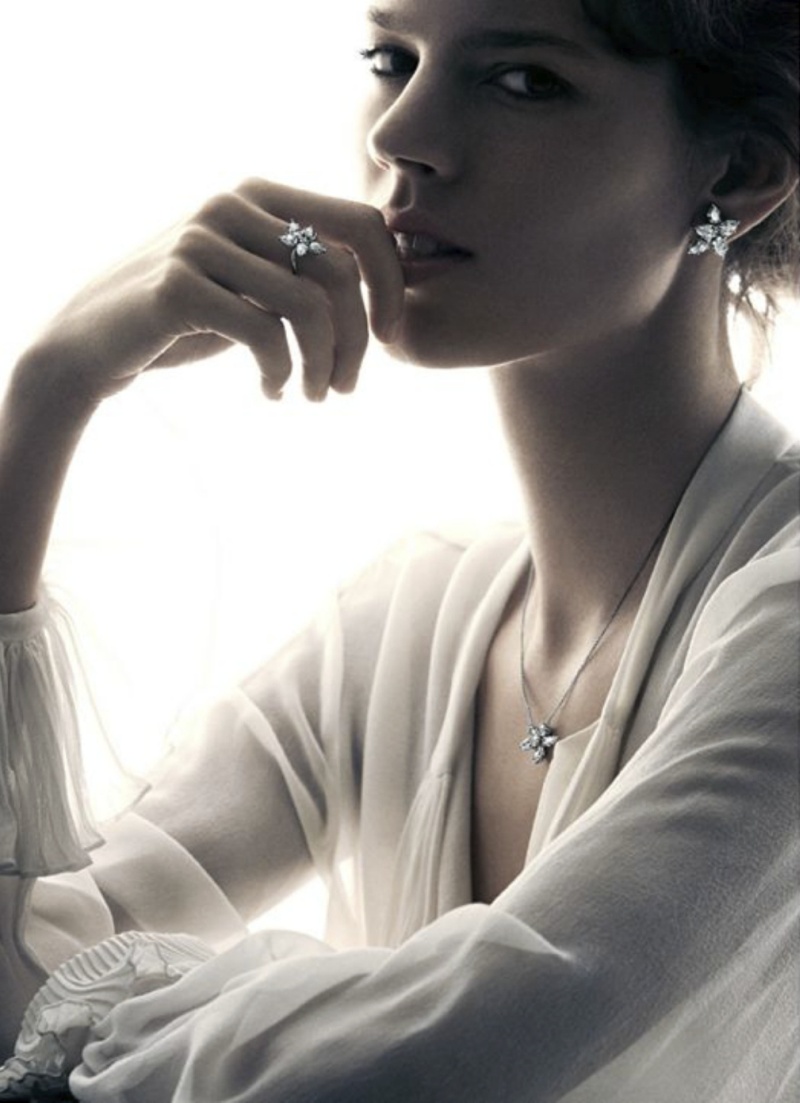 Freja Beha Erichsen Shines in Harry Winston's Holiday 2012 Campaign by Patrick Demarchelier
