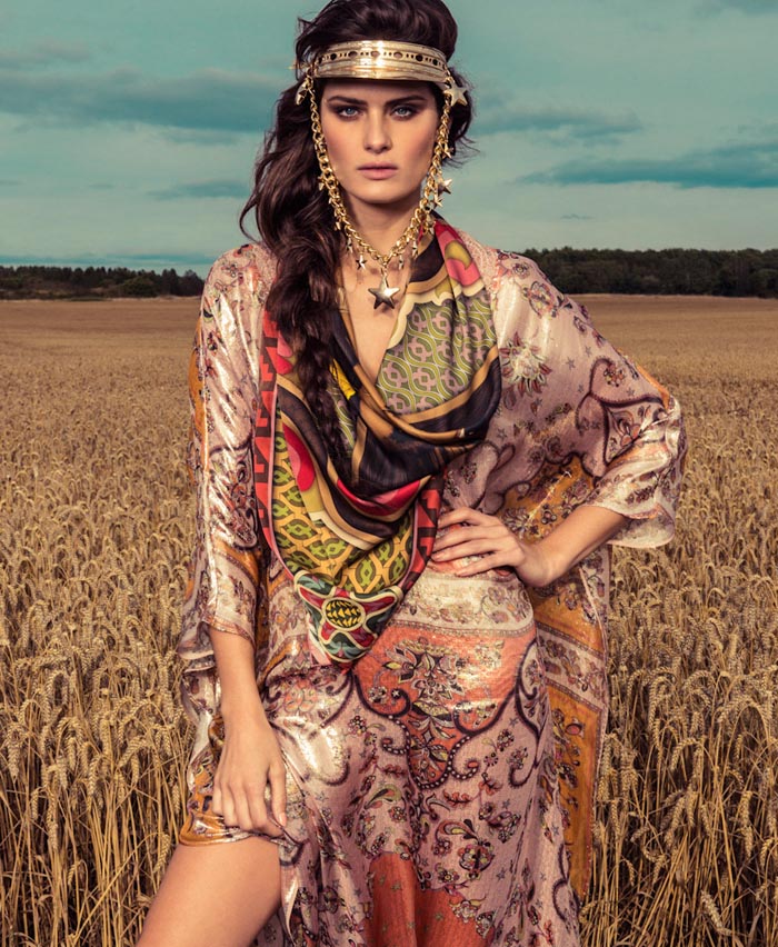 Isabeli Fontana Wows in Colorful Fashion for Vogue Brazil's December Cover Shoot